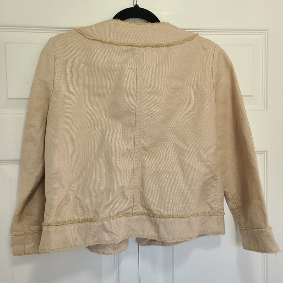 GAP Tan Metallic Lady Jacket M - Picture 3 of 14